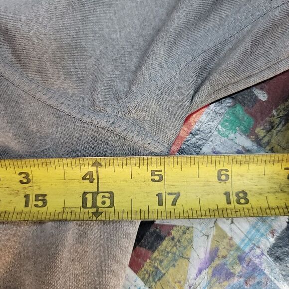 Reebok grey athletic pullover with thumb holes - size xs, lightly stained - Picture 8 of 11